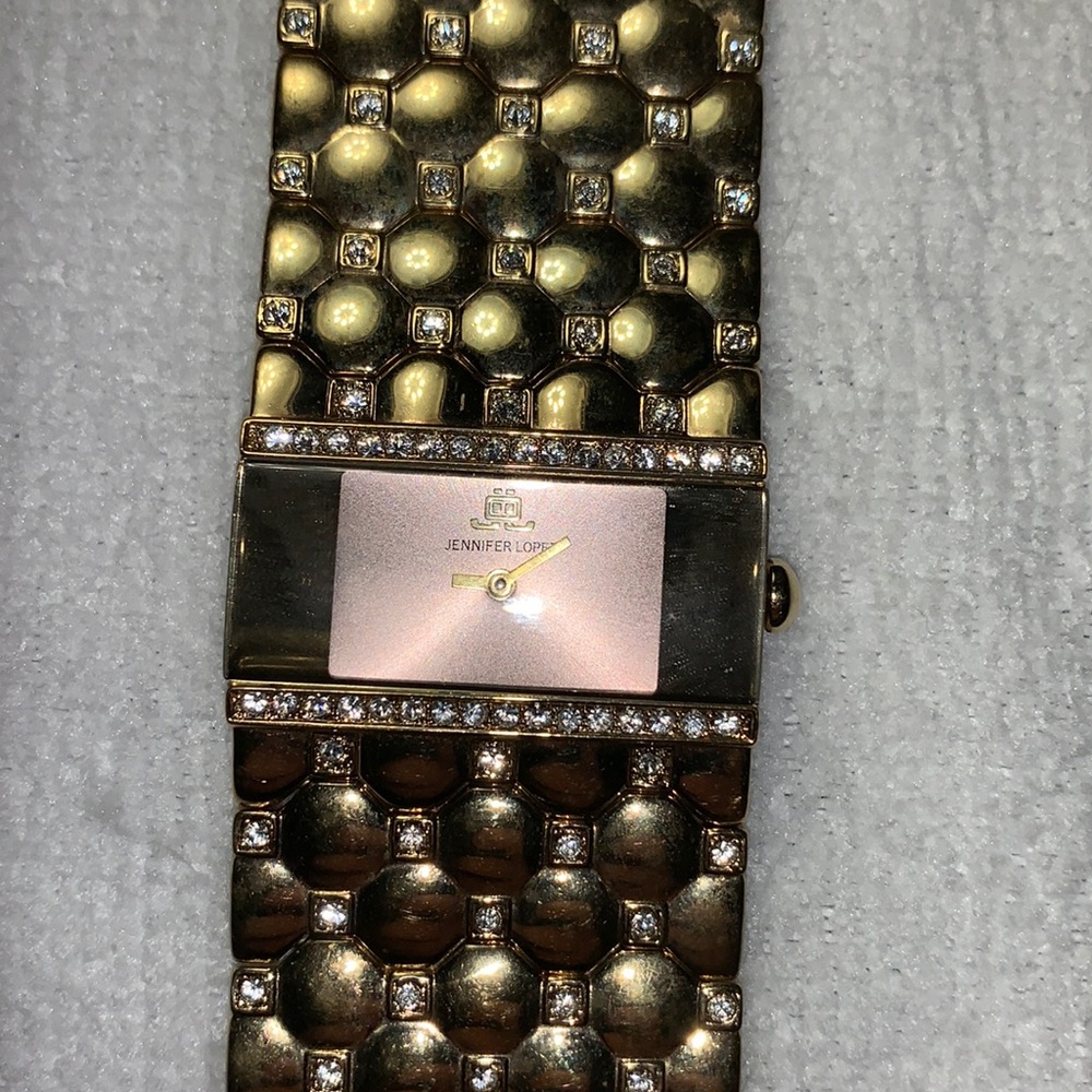 Gold Jennifer Lopez Woman’s Watch